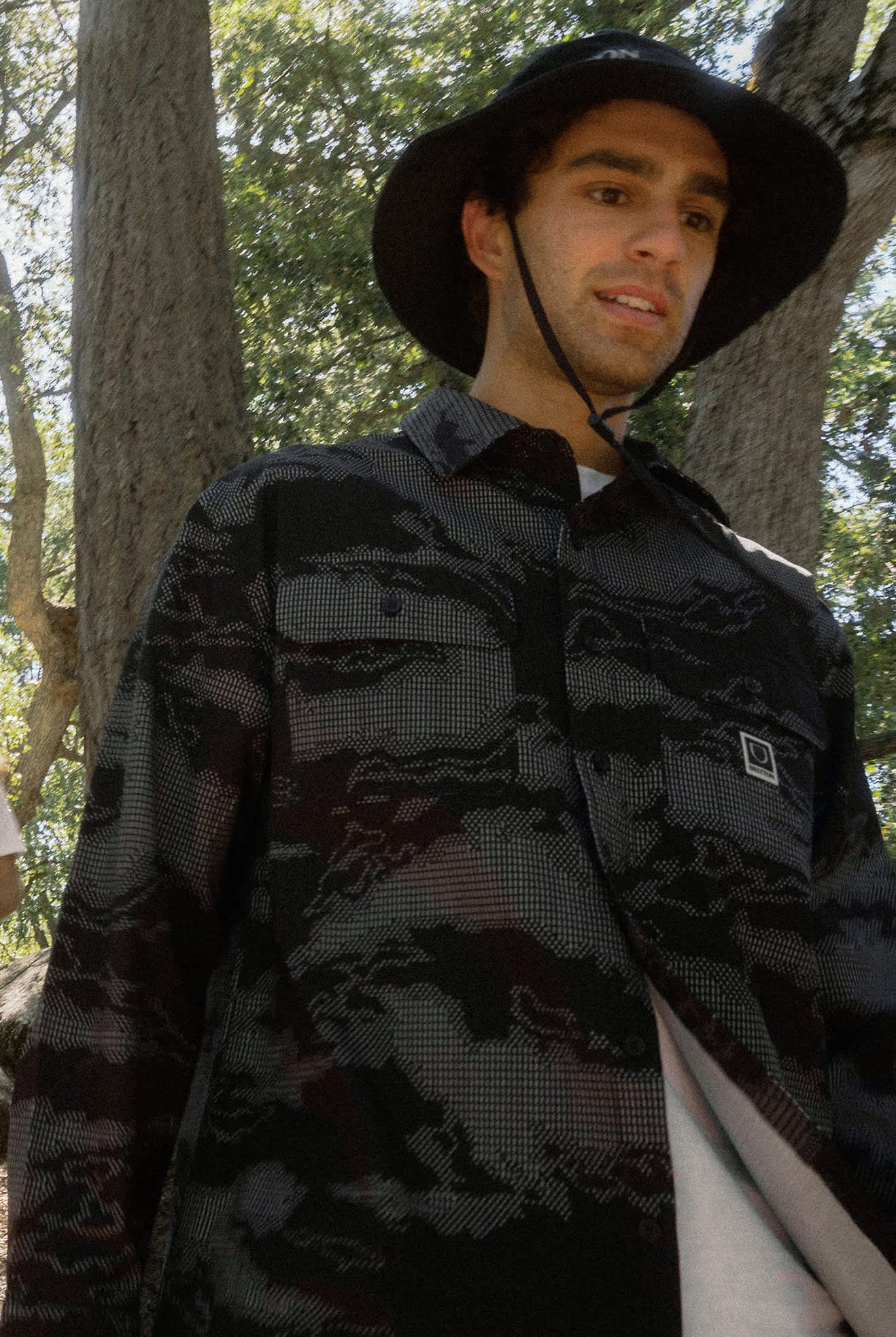 Men's Journey Lightweight Shirt in the color Black Camo - Men's Lifestyle 2.0