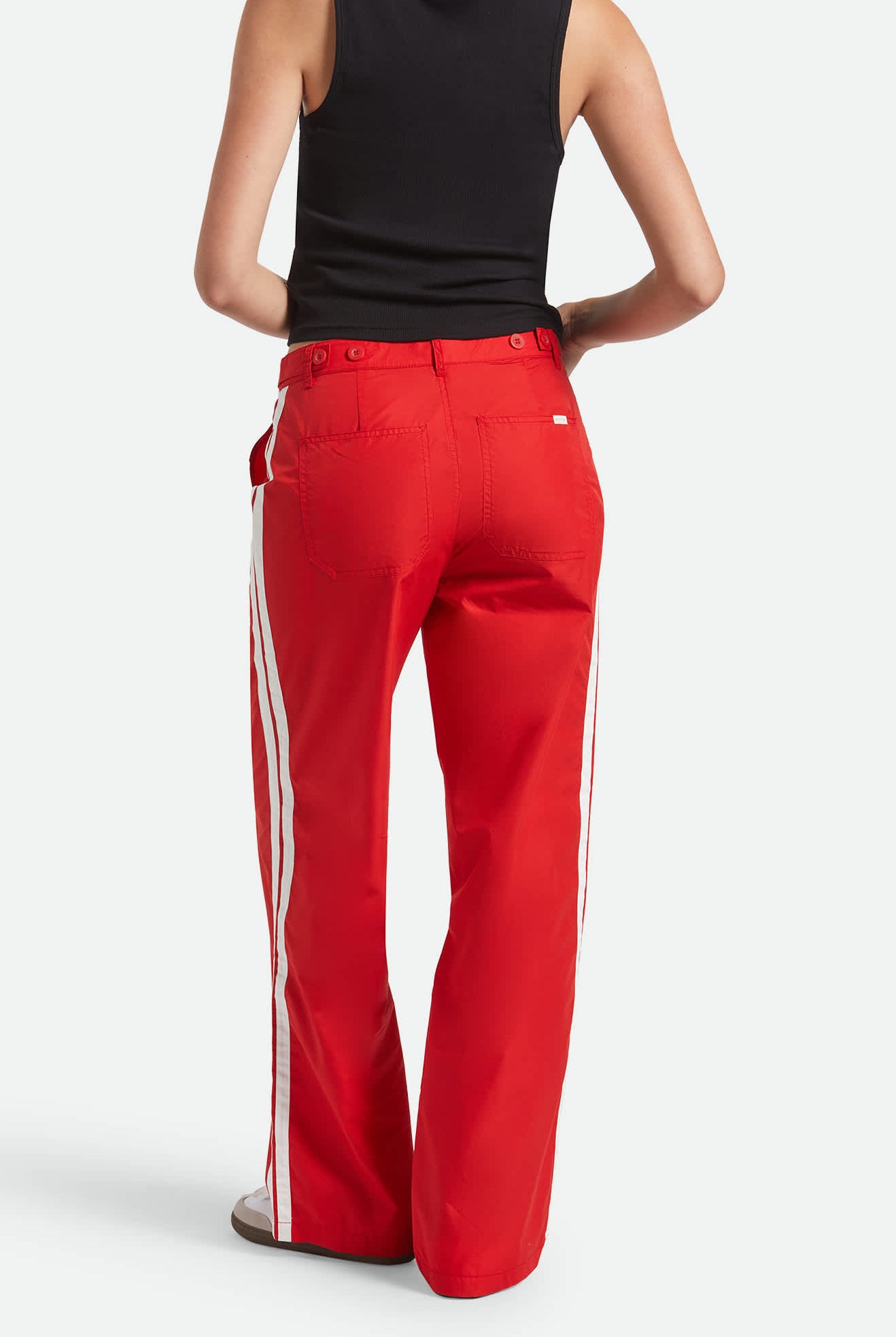 Women's Jane Utility Wide Leg Pant in the color Adrenaline Rush - Women's Back View
