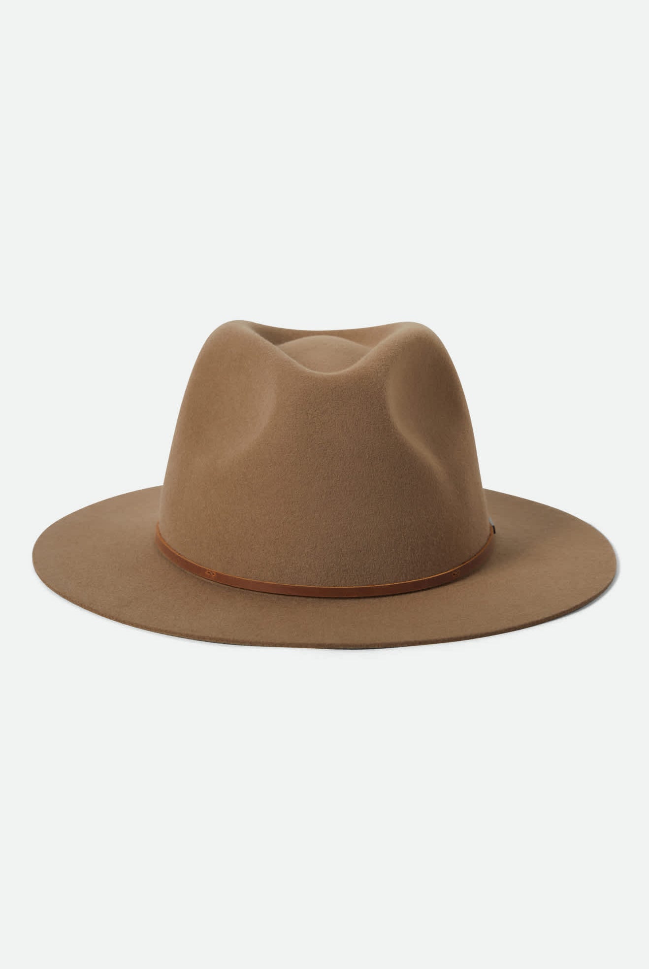 Unisex Wesley Fedora in the color Khaki - Additional Laydown image