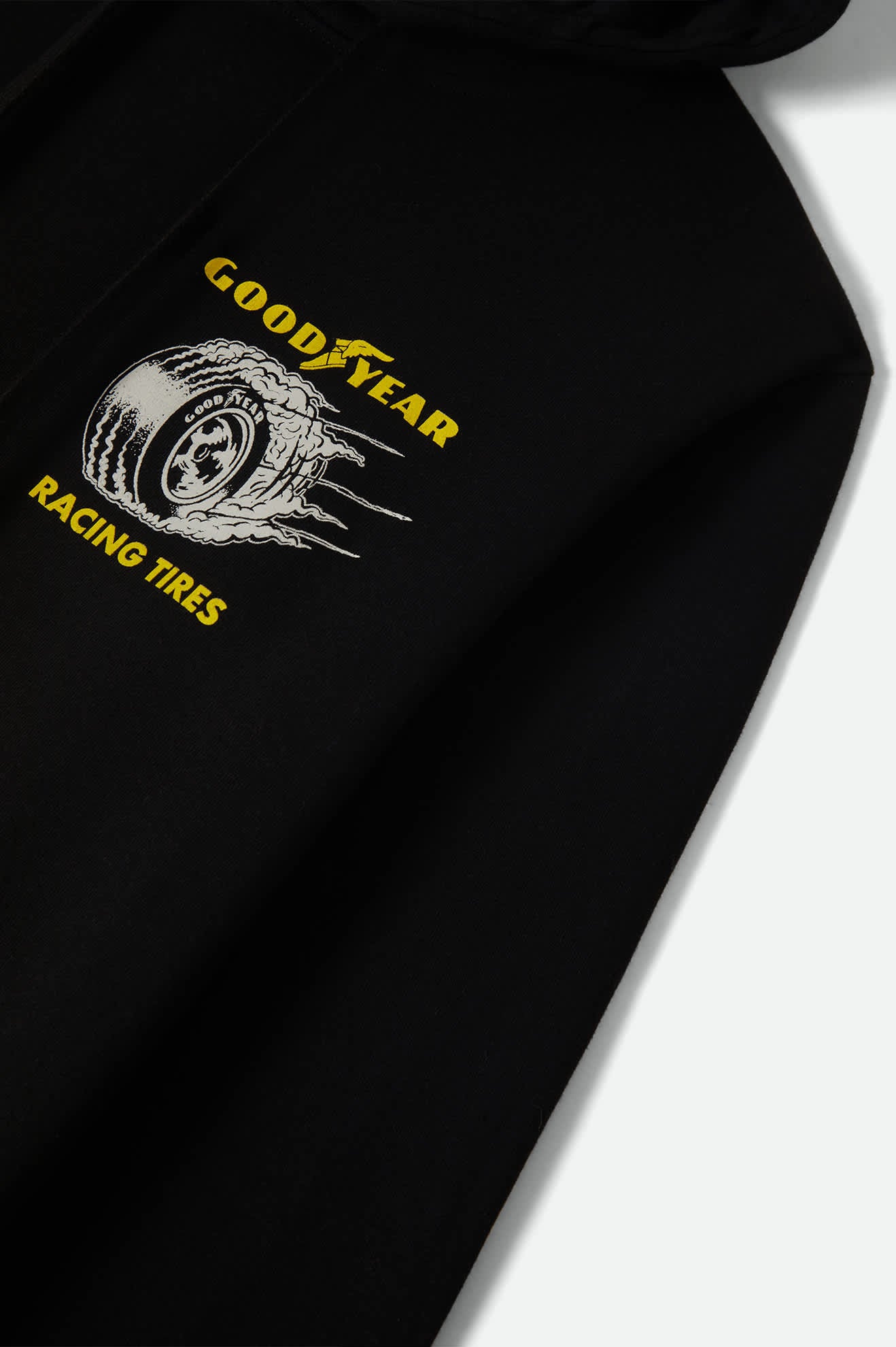 Men's Goodyear Cheater Slick Hood in the color Black - Additional Laydown image