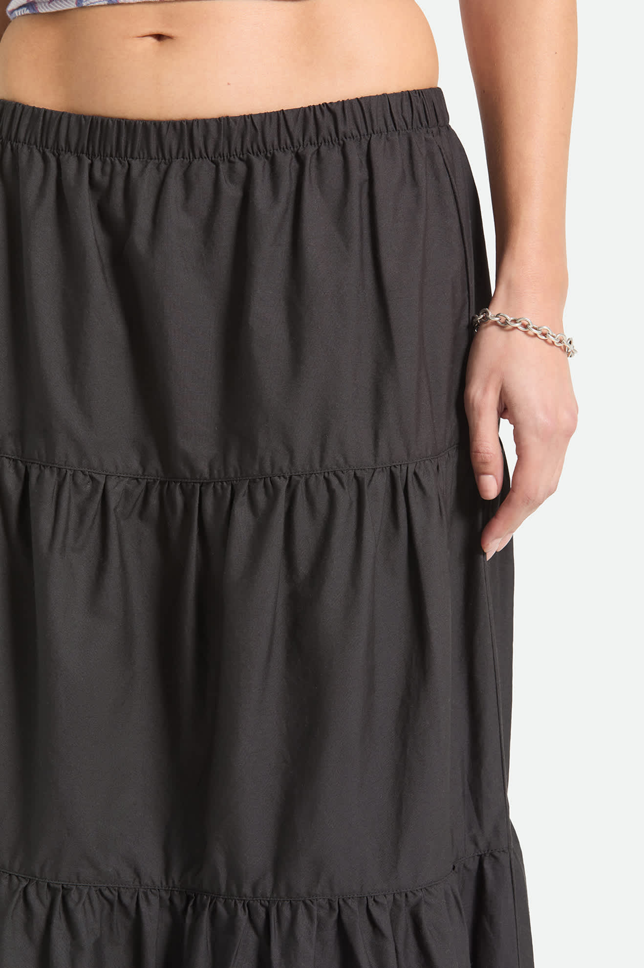 Women's The Abigail Skirt in the color Black - Additional Fit image