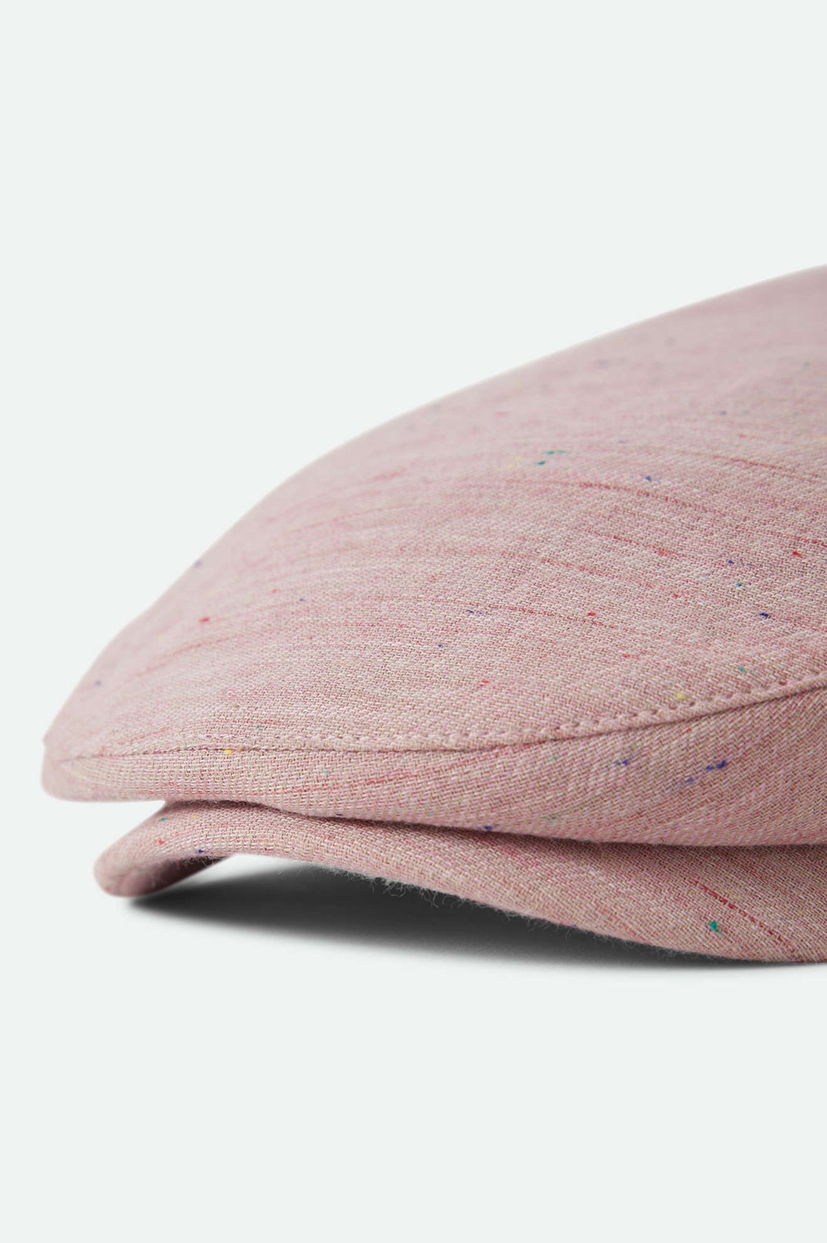 Unisex Hooligan Flat Cap in the color Pink Speckle Twist - Additional Laydown image
