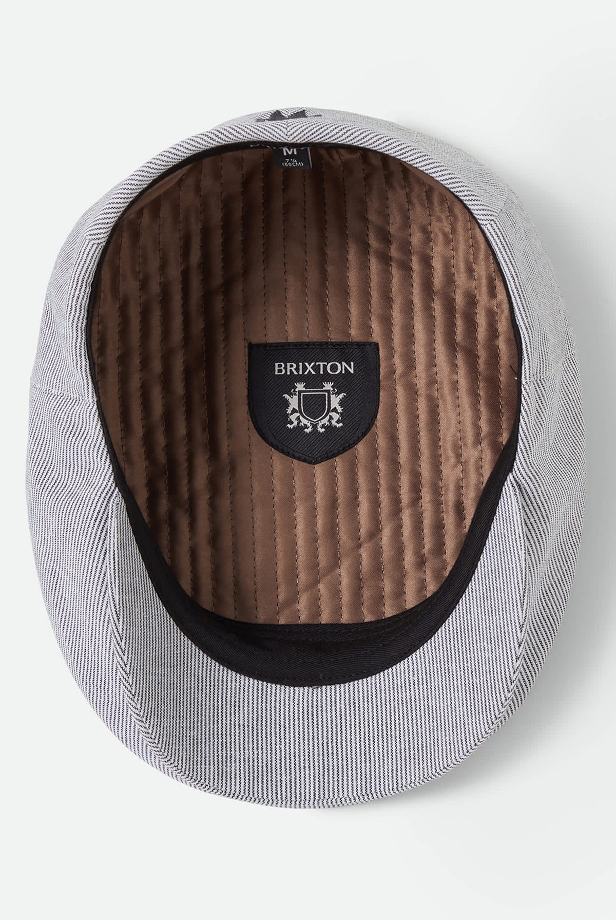 Unisex Century Barrel Snap Cap in the color Navy Micro Stripe - Additional Laydown image