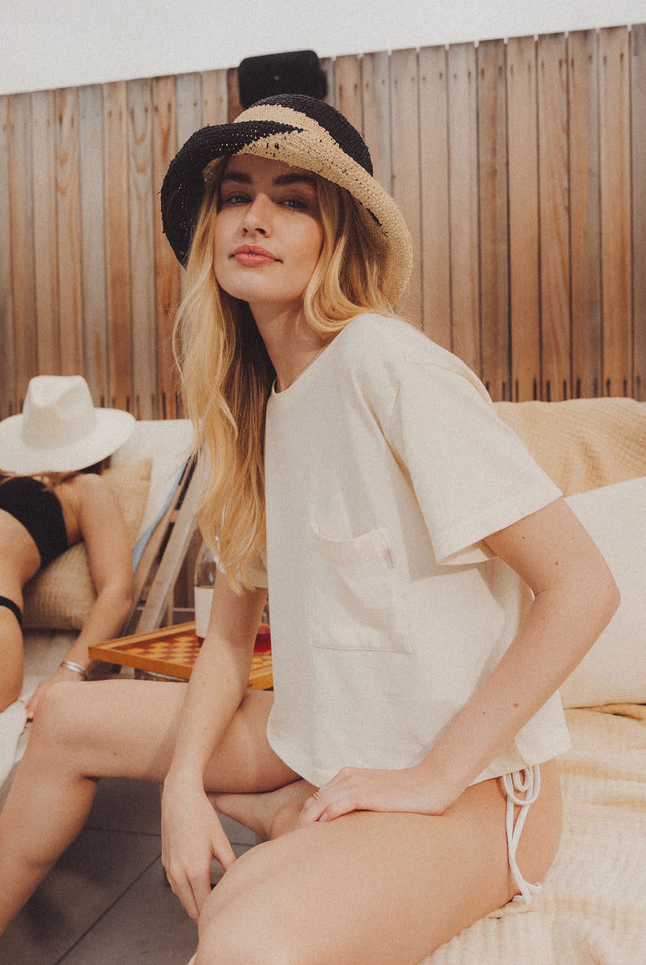 Unisex Redding Bucket Hat in the color Whitecap/Black - Men's Lifestyle image