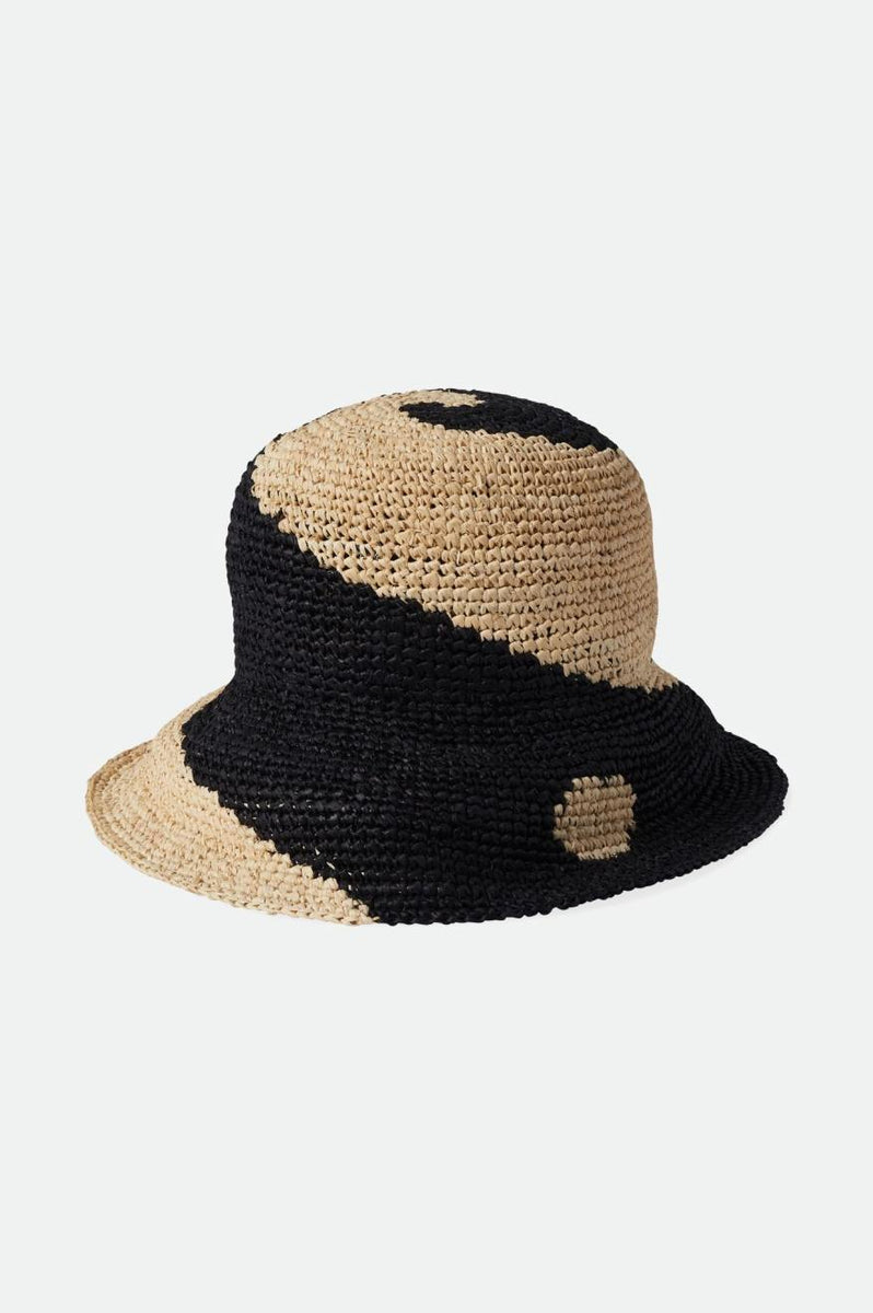 Unisex Redding Bucket Hat in Whitecap/Black – Brixton Australia display picture 2