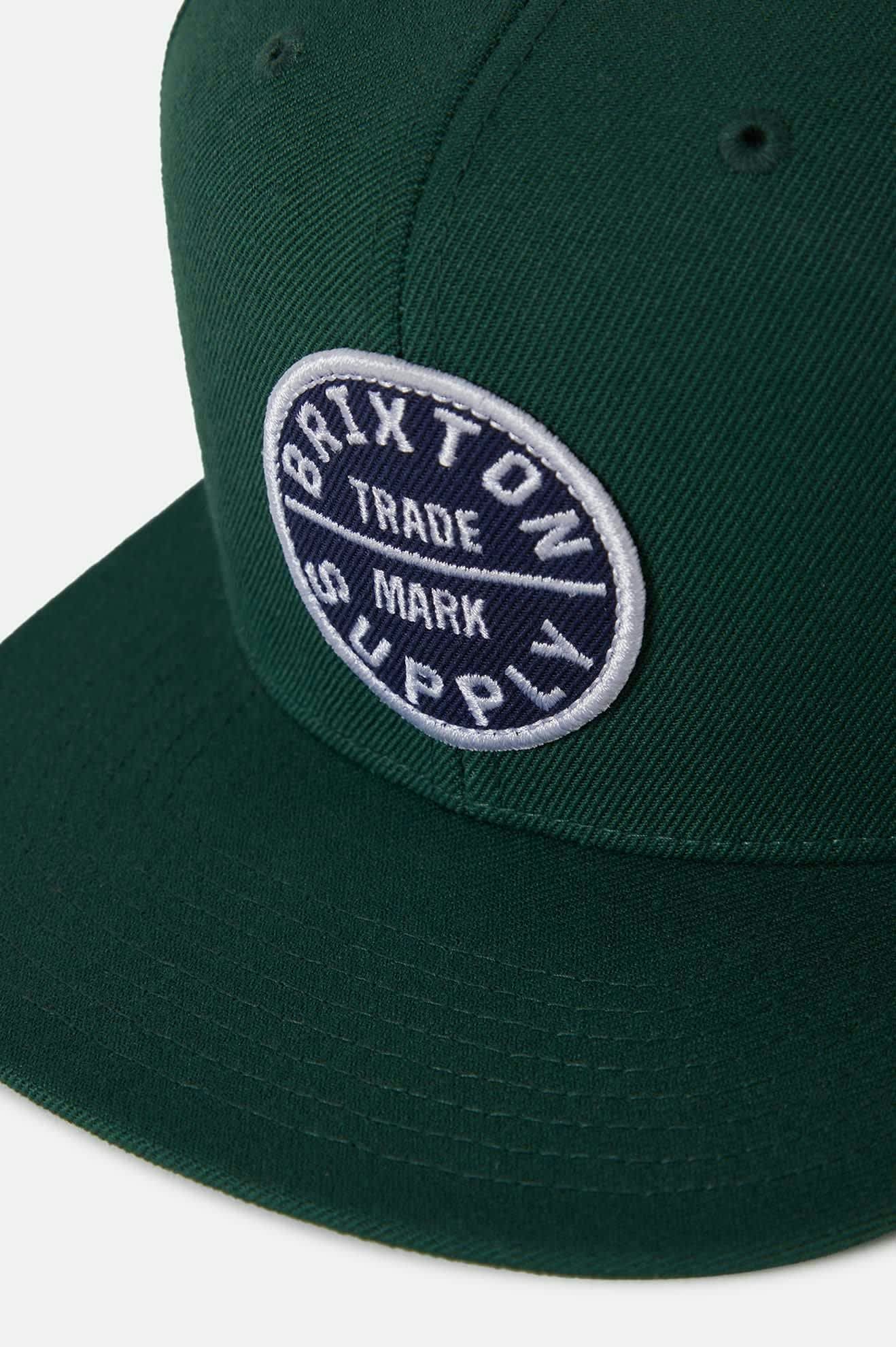 Men's Oath III Snapback in the color Pine Needle/Pine Needle - Additional Laydown image