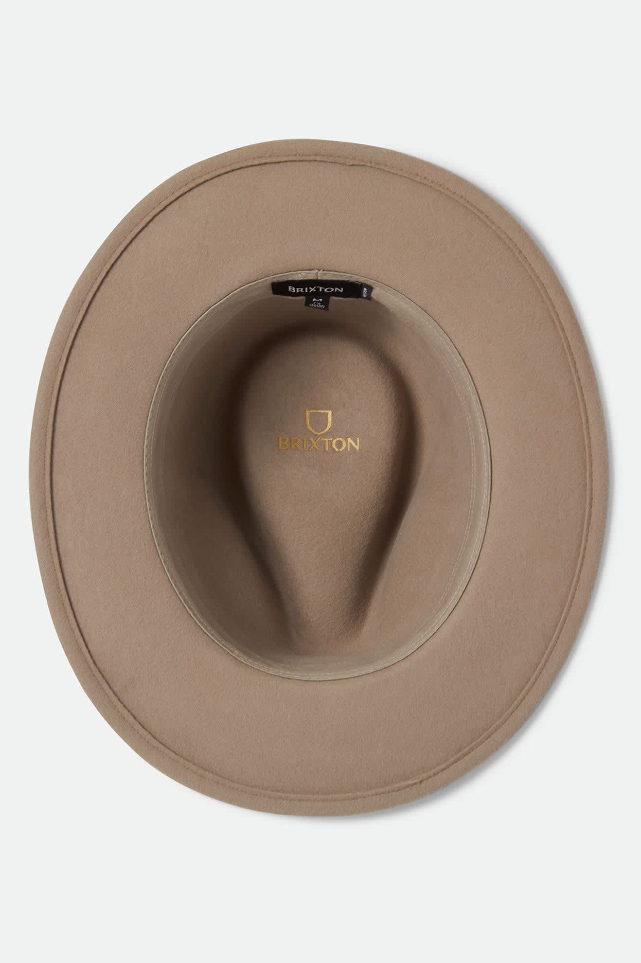 Unisex Messer Fedora in the color Timeless Taupe - Additional Laydown image
