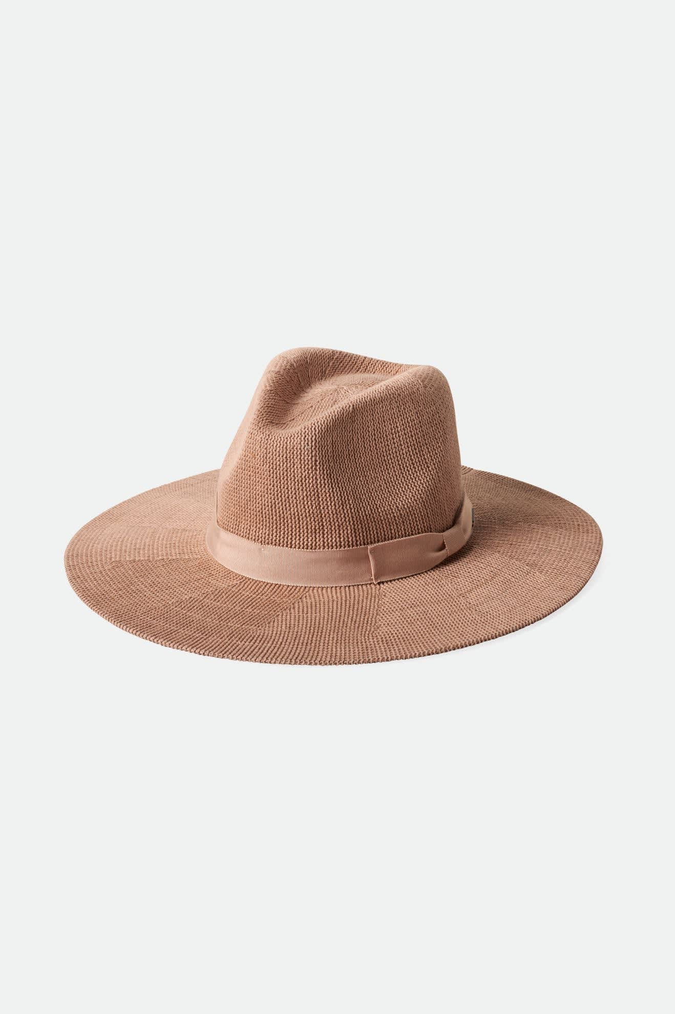 Women's Lyons Knit Packable Hat in the color Macadamia - Front Product View