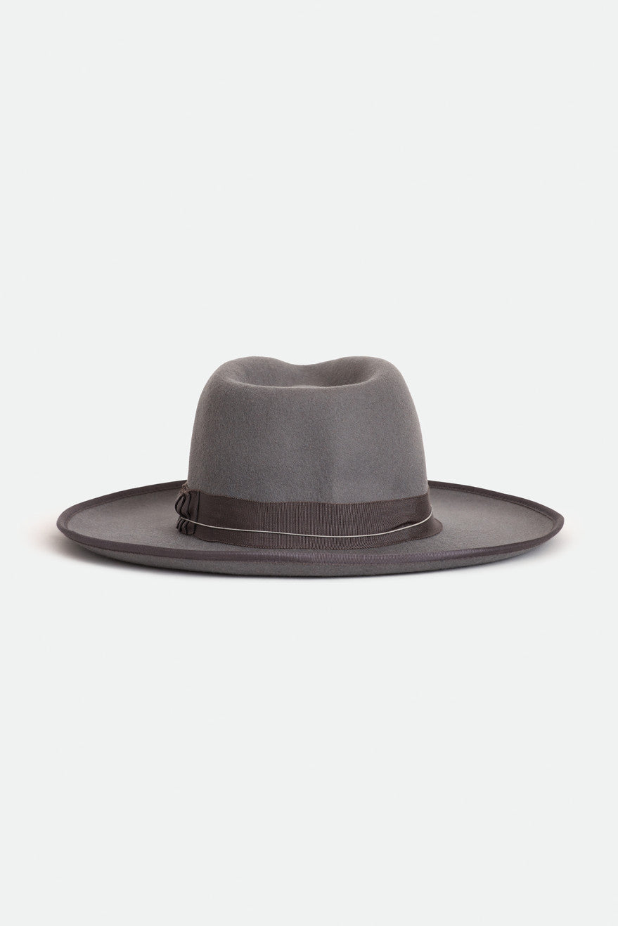 Unisex Reno Fedora - Light Grey - Back Side