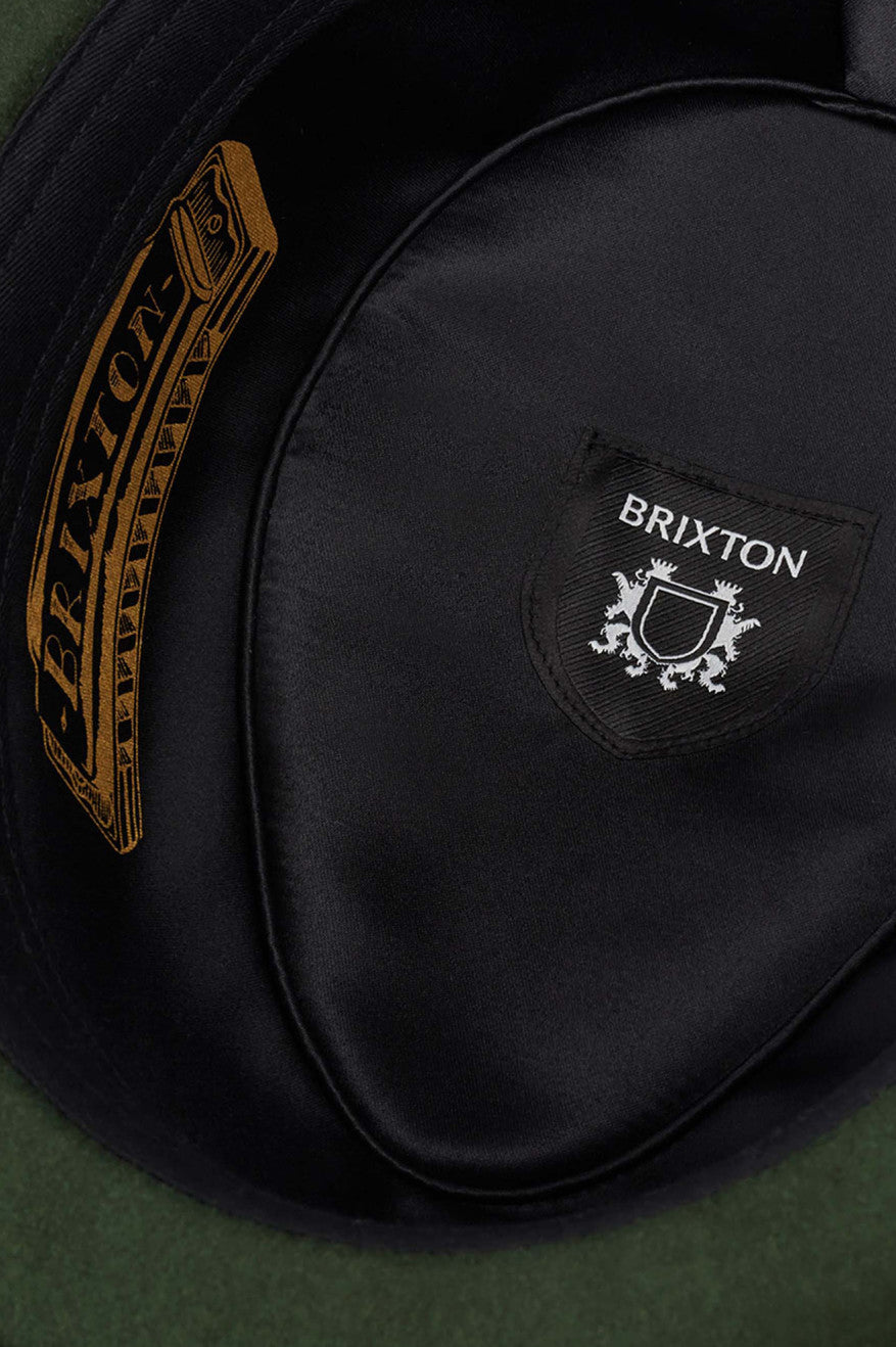 Unisex Stout Pork Pie - Moss/Black - Additional Laydown 1