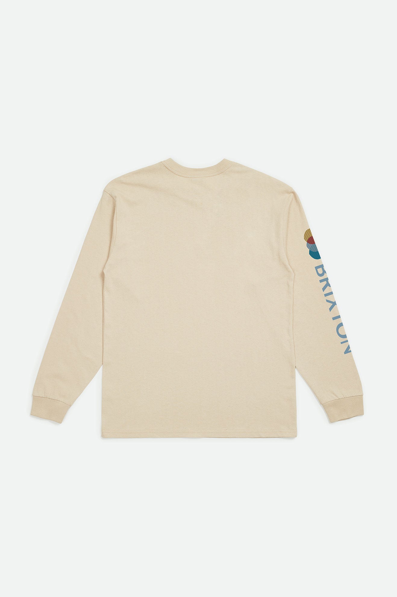 Men's Alton L/S Standard Tee - Sand - Back Side