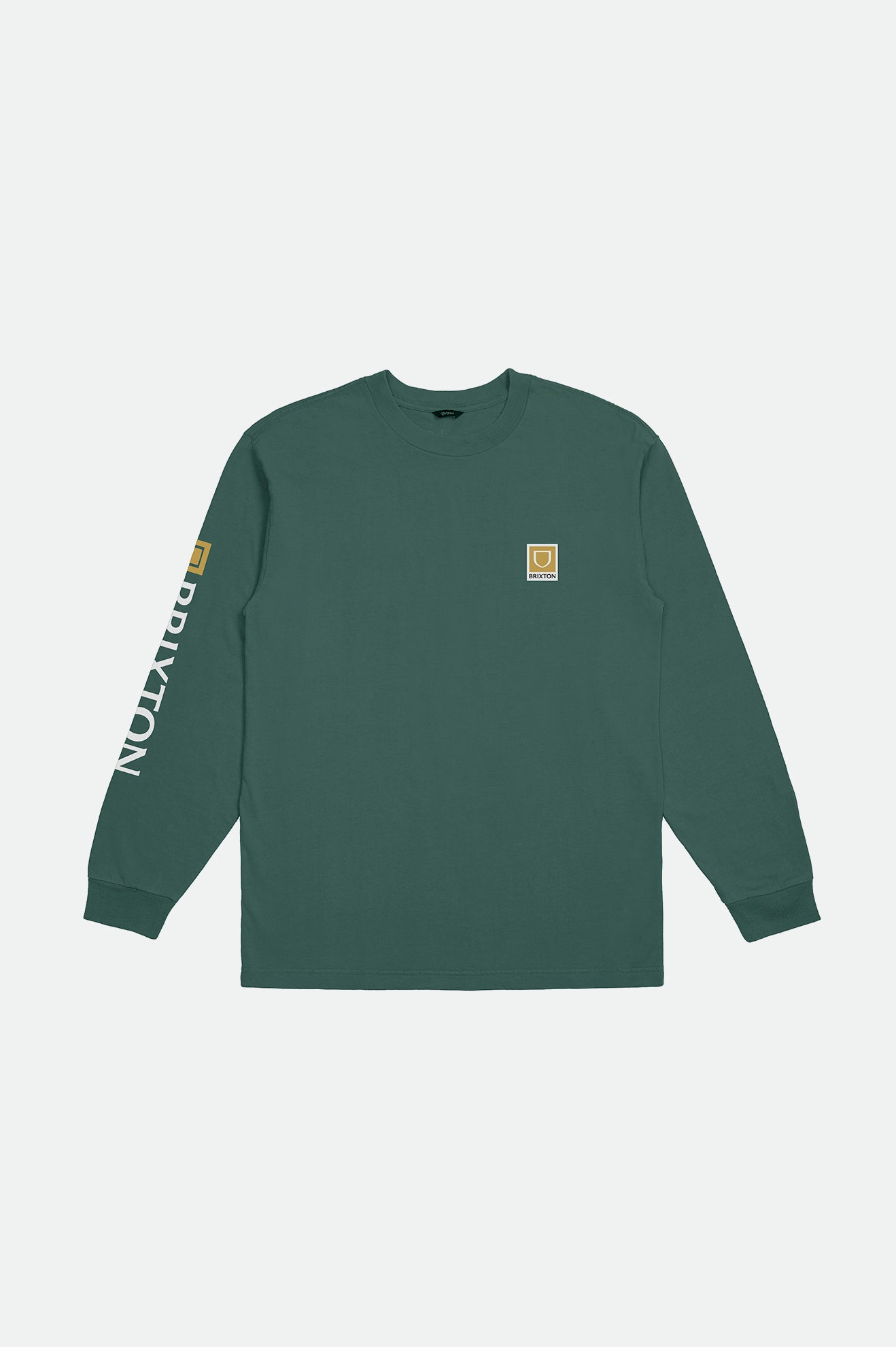 Men's Beta II L/S Standard Tee - Silver Pine Garment Dye - Front Side