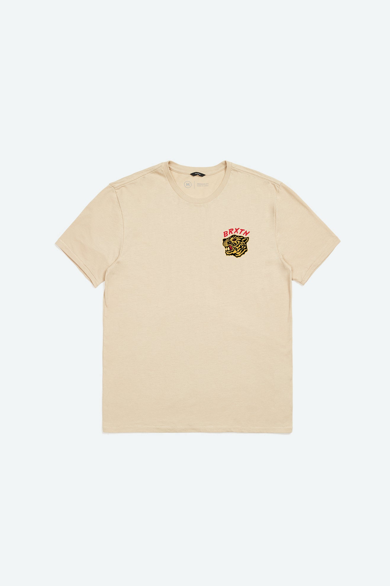 Men's Kit S/S Standard Tee - Natural Worn Wash - Front Side