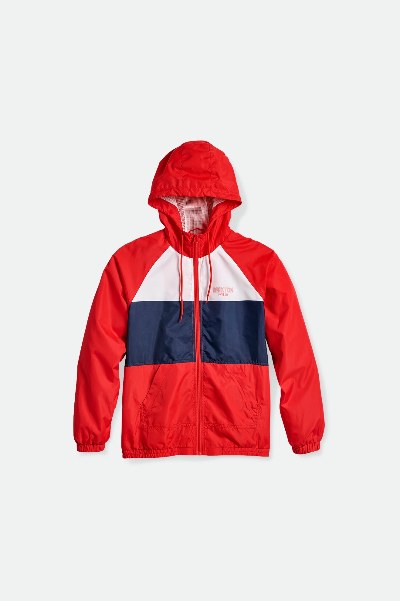 Women's Phys. Ed. Windbreaker - Racing Red - Front Side