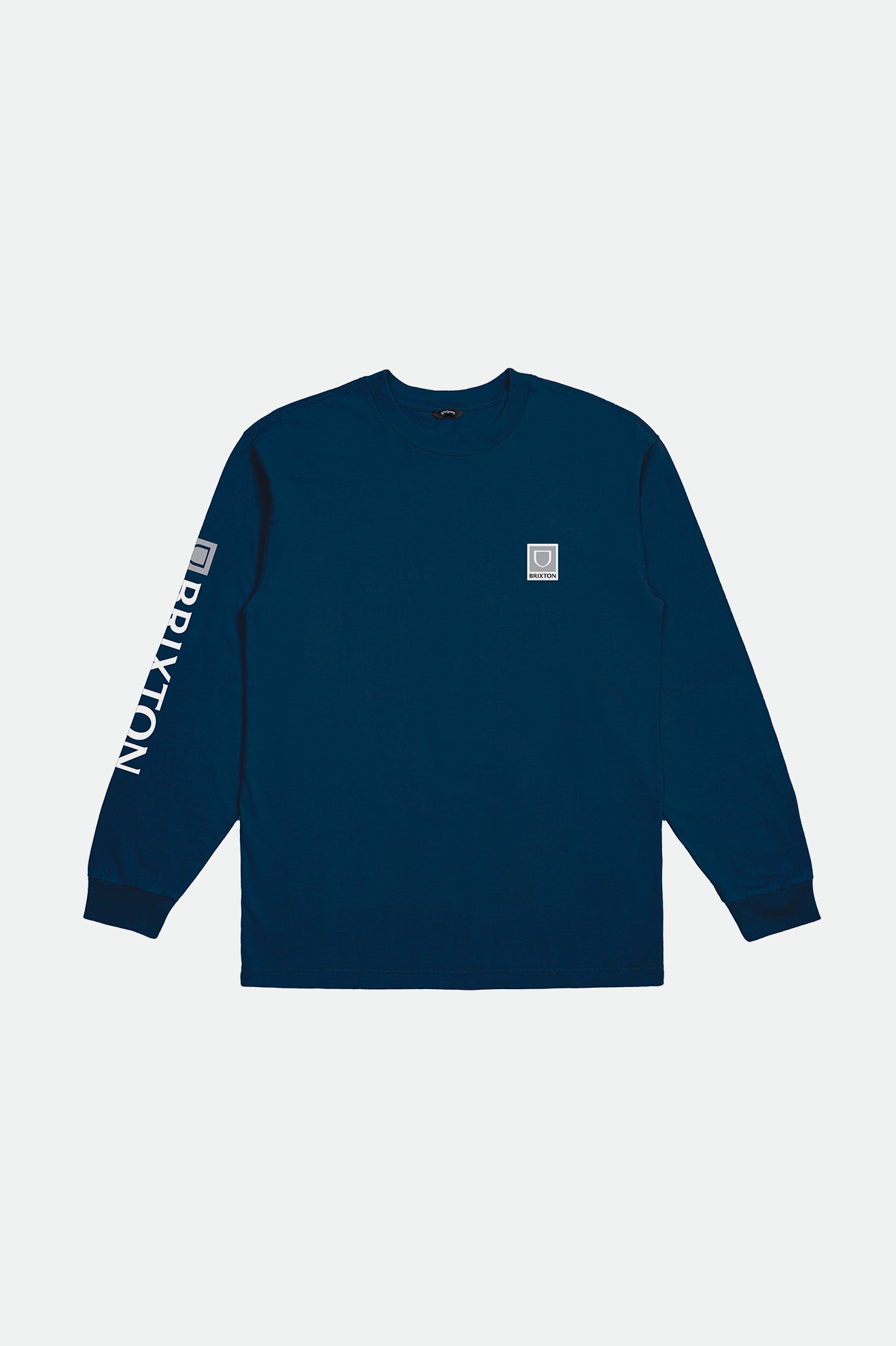Men's Beta II L/S Standard Tee - Joe Blue Garment Dye - Front Side