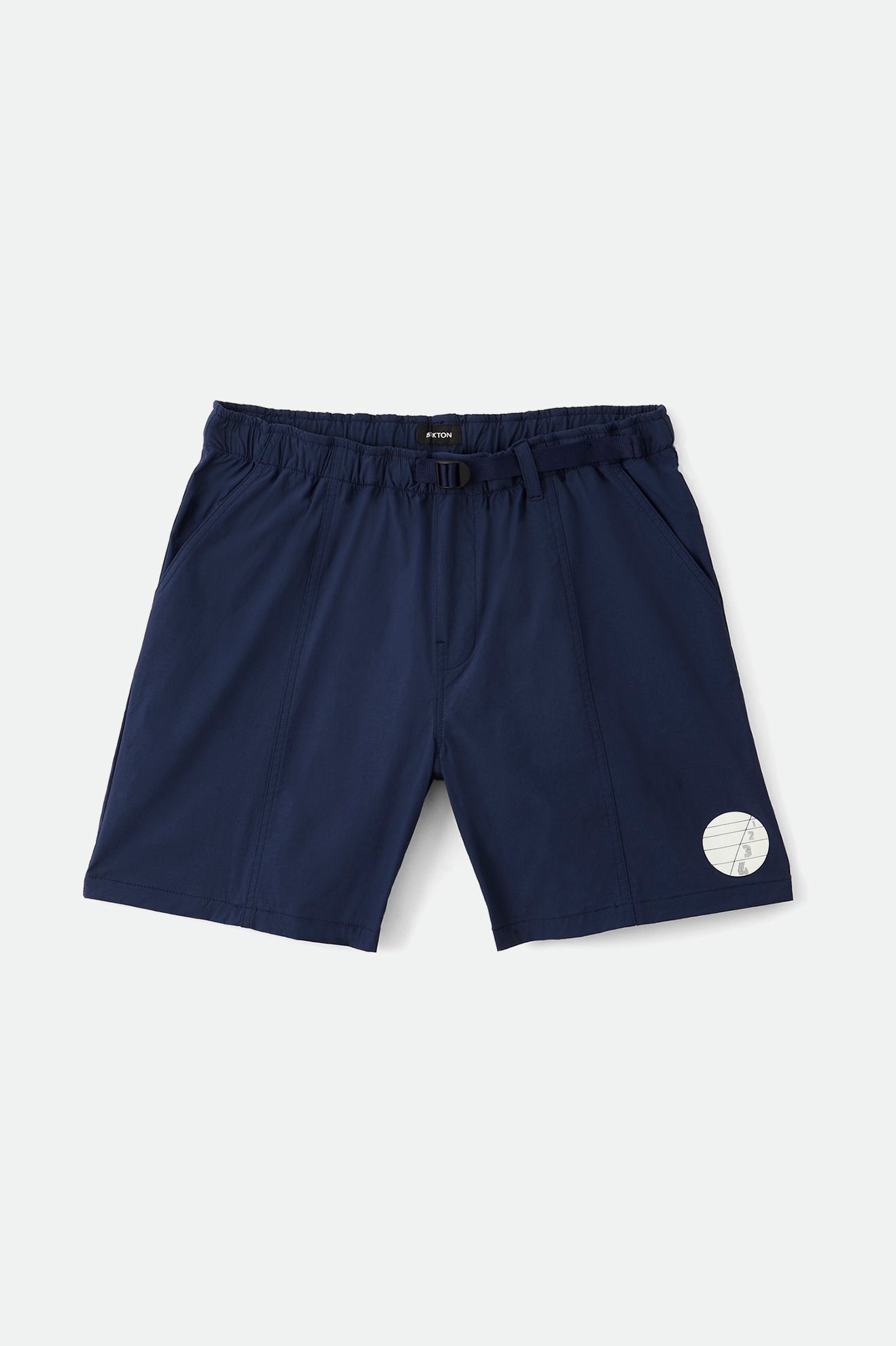 Men's Phys. Ed. Nylon Running Short - Dress Blue - Front Side