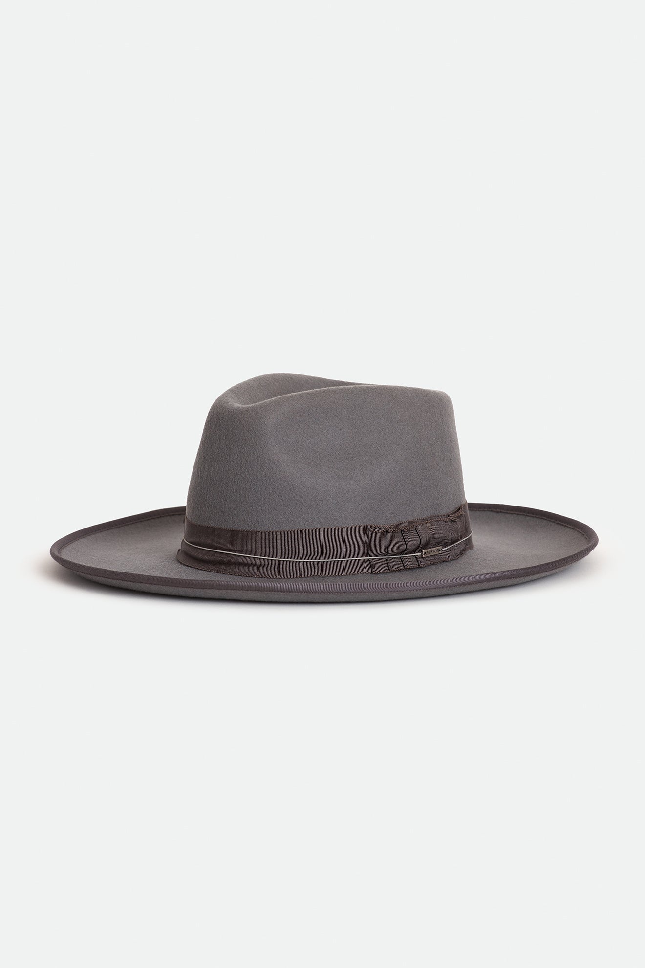 Unisex Reno Fedora - Light Grey - Front Side
