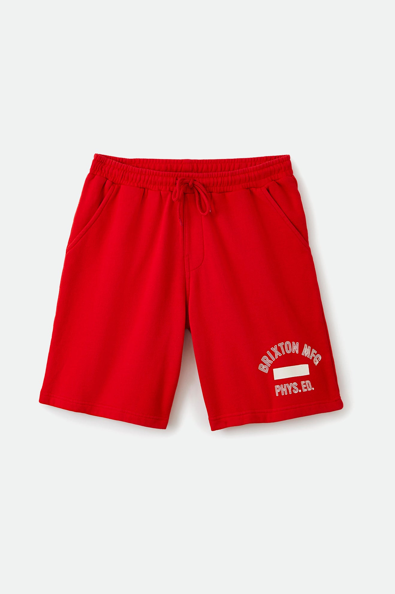 Men's Phys. Ed. Fleece Short - Racing Red - Front Side
