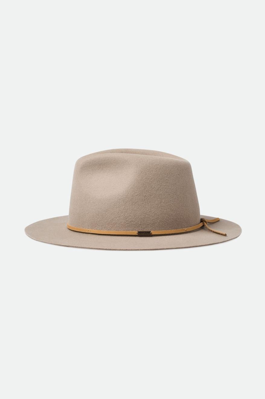 Brixton Unisex Wesley Fedora - Safari | Extra Shot