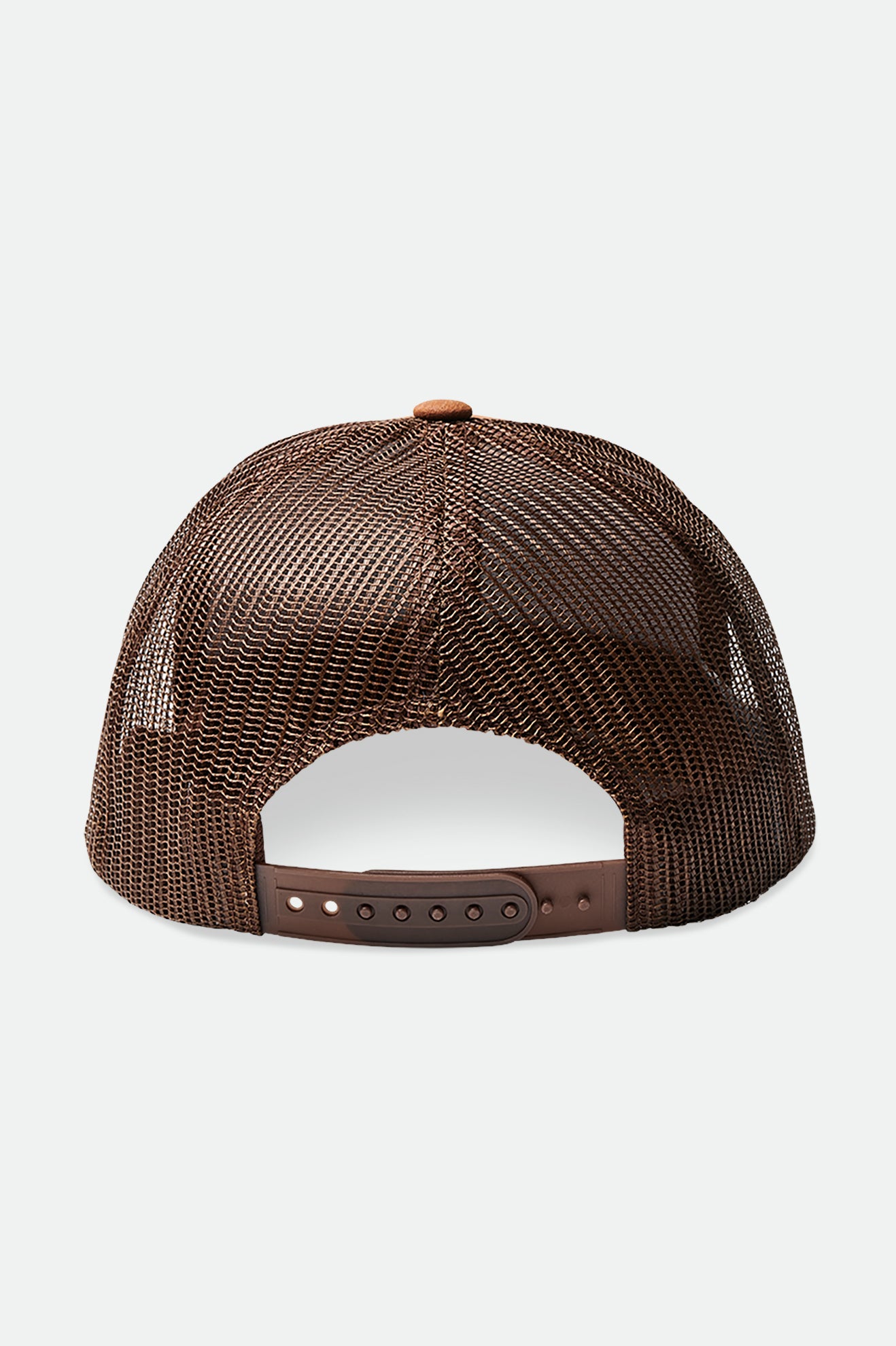Unisex Rival Stamp Crossover MP Mesh Cap - Dark Caramel - Back Side