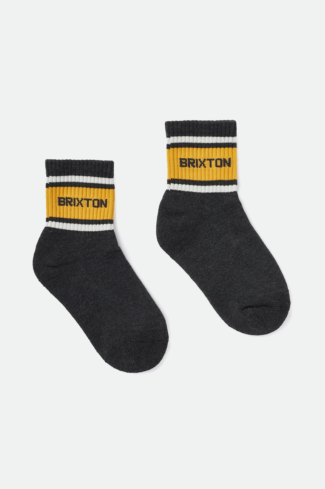 Women's Phys. Ed. Hi Top Sock - Heather Grey - Front Side