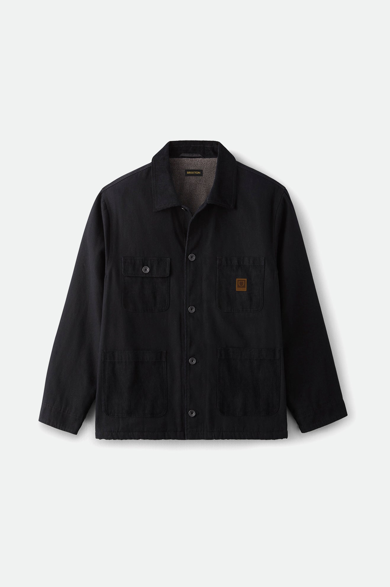 Men's Union Survey Reserve Chore Coat - Black - Front Side