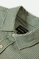 Men's Assembly S/S Shirt in the color Pine Needle/Whitecap - Additional Laydown image