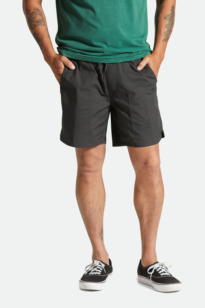 Men's Fit, Front View | Everyday Coolmax Short - Washed Black