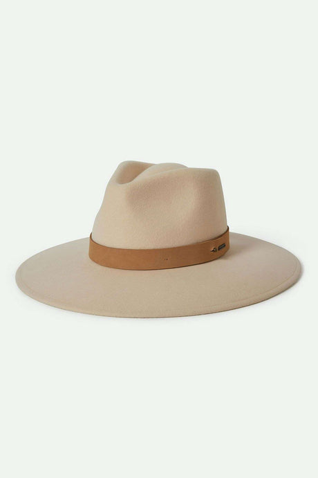 Brixton Women's Eleanor Felt Packable Hat - Macadamia | Main