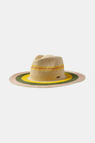 Brixton Women's Pauma Straw Fedora - Natural | Profile