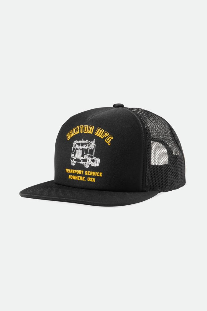 Brixton Nowhere Netplus HP Trucker Hat - Black/Black