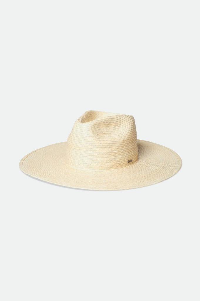 Brixton Primrose Straw Fedora - Natural