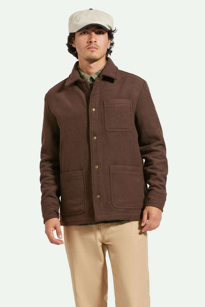 Men's Front Fit | Menswear Chore Coat - Heather Pinecone Brown