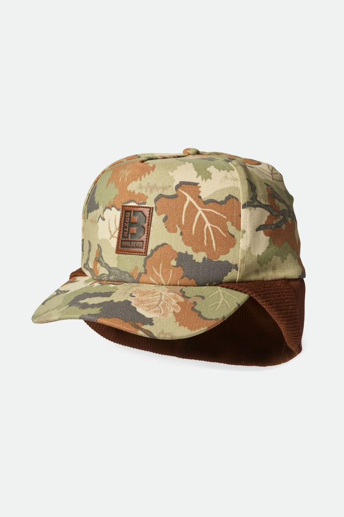 Brixton Builders Ear Flap Cap - Leaf Camo