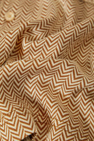 Women's Hudson Lounge S/S Shirt in the color Washed Copper/Whitecap - Additional Laydown image