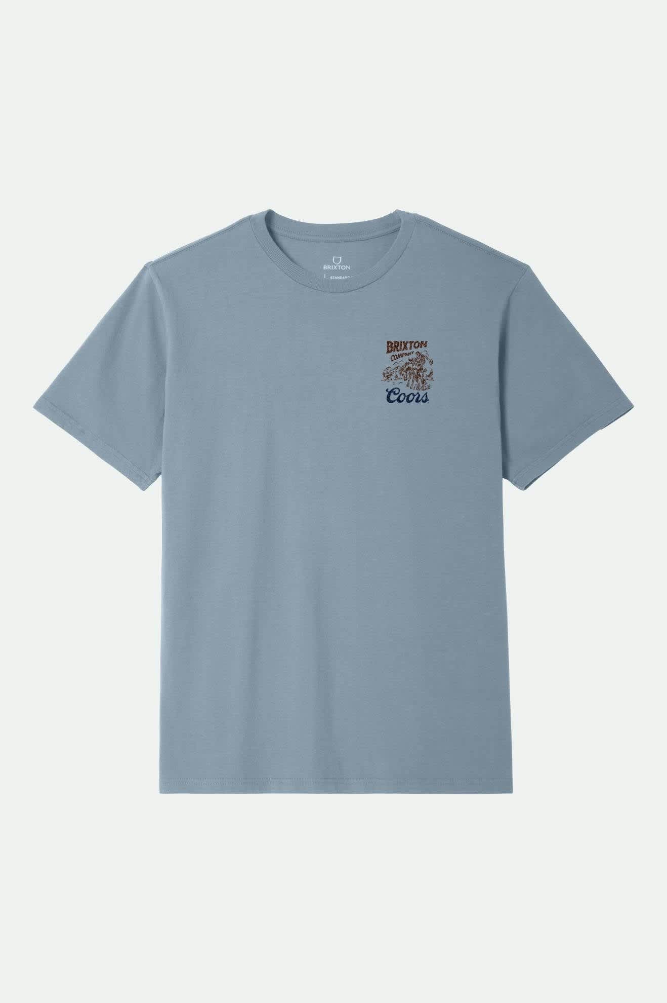 Men's Coors Canyon S/S Standard T-Shirt in the color Dusty Blue - Front Product View