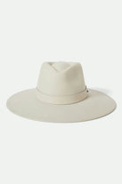 Women's Eleanor Felt Packable Hat in the color Off White - Additional Laydown image