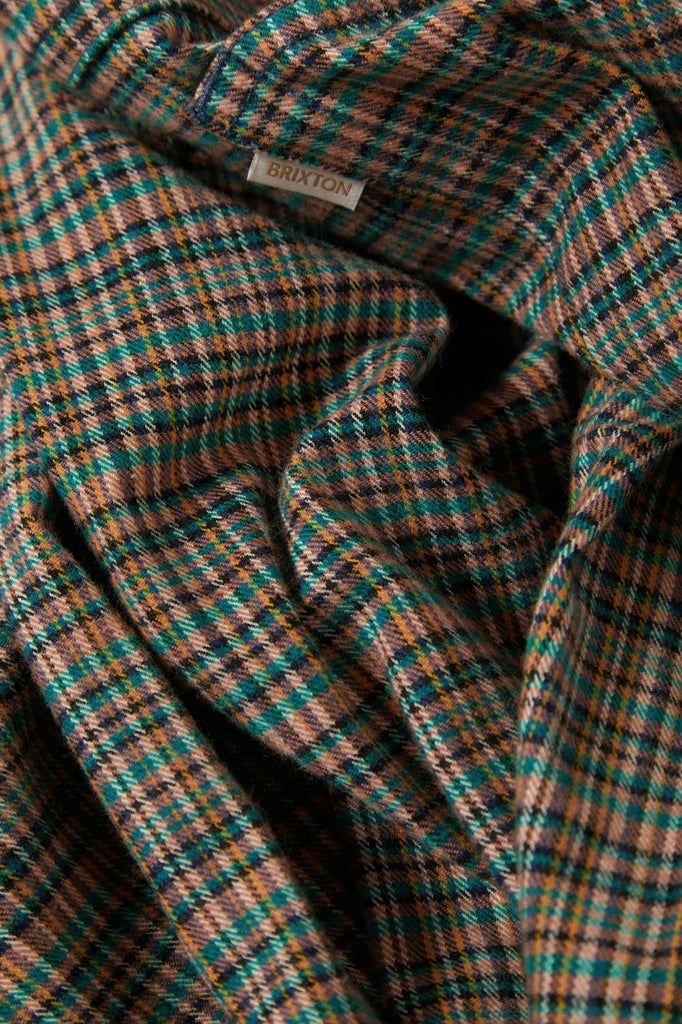 Women's Margo Cropped 5-Pocket Pant in the color Multi Stripe/Plaid - Additional Laydown image