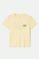 Women's Good T-Shirtimes Fitted Crew T-Shirt in the color Panna Cotta - Front Product View