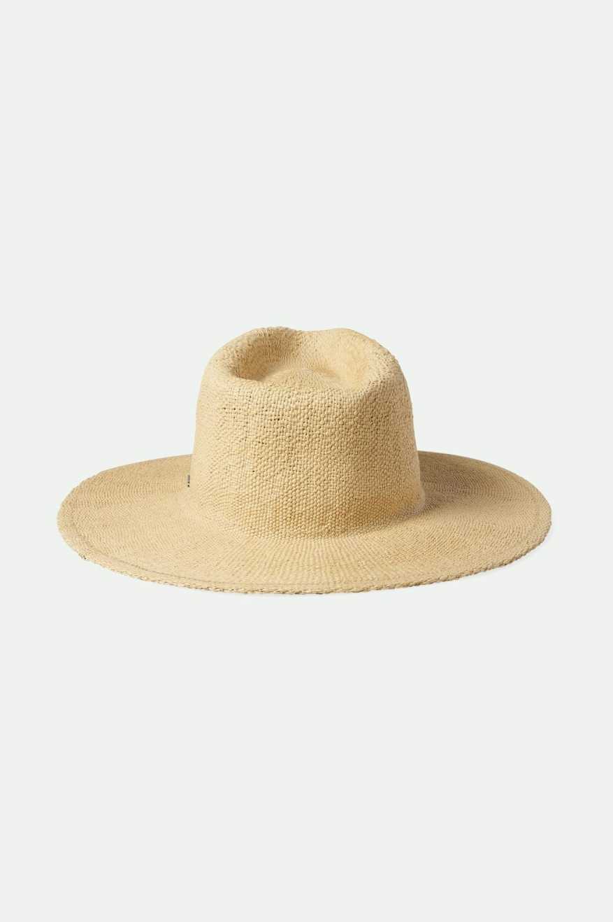 Brixton Unisex Cohen Cowboy Straw Hat - Natural | Back