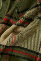 Men's Bowery L/S Flannel in the color Wild Green/Elm/Adrenaline Rush - Additional Laydown image