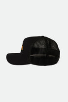 Brixton Men's Postal C Netplus MP Trucker Hat - Black/Black | Extra Shot