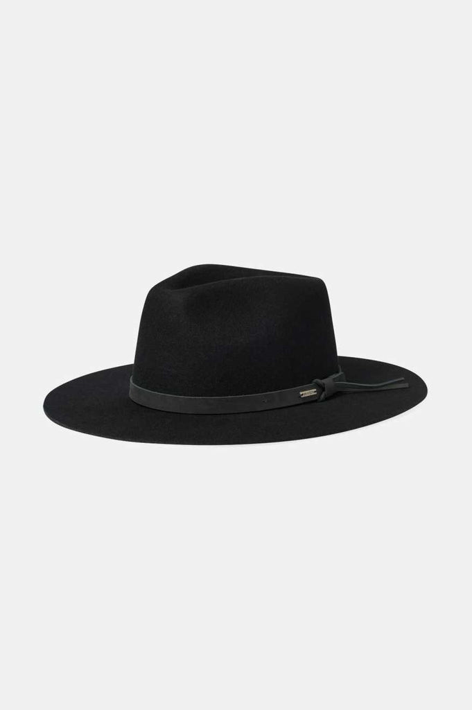Brixton Unisex Hawkins Weather Guard Cowboy Hat - Black | Profile