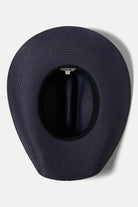 Unisex Laredo Panama Straw Cowboy Hat in the color Navy - Additional Laydown image