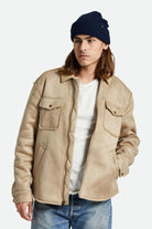 Men's Fit, Extra Shot | Durham Reserve Vegan Shearling Jacket - Sand
