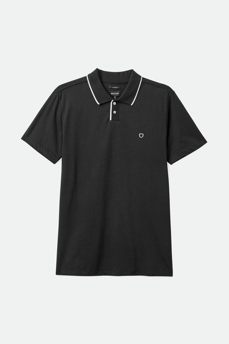 Brixton Men's Mod Flex S/S Polo - Black | Profile