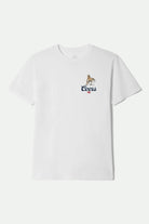 Men's Coors Roam S/S Standard T-Shirt in the color White - Front Product View