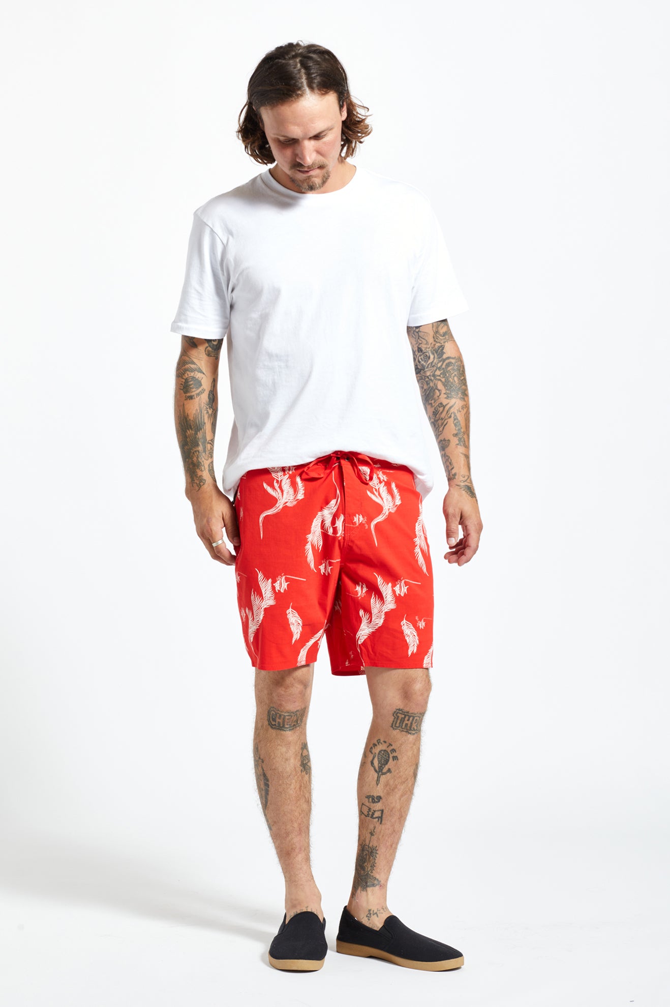 Temple Trunk - Aloha Red/White