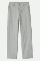 Women's Bedford Pant in the color Azure Blue Pinstripe - Front Product View