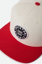 Men's Oath III Snapback in the color Whitecap/Adrenaline Rush - Additional Laydown image
